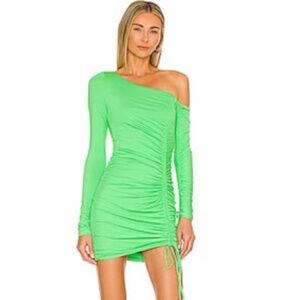LENA MINI DRESS IN GREEN Camila Coelho